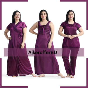 purple Color Nighty