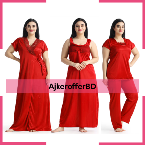 Red Color Nighty