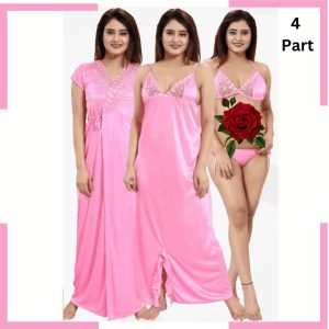 Pink 4-Part Nighty