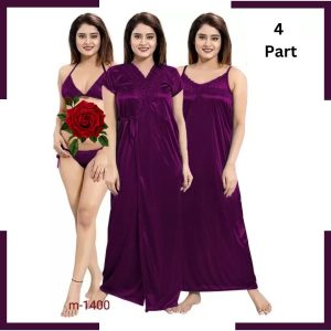 Purple 4-Part Nighty