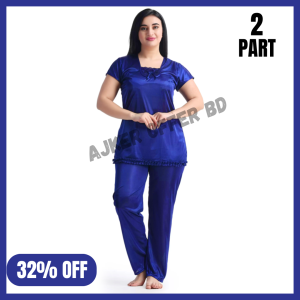 Blue color 2 Part Nighty