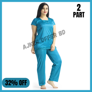 Toori color 2 Part Nighty